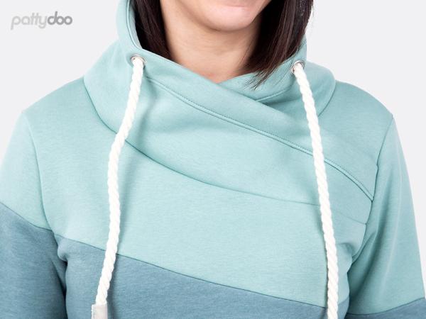 Schnittmuster Faye Colourblock Sweater by pattydoo